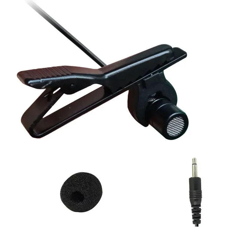 

Freeboss La-370-l2a 3.5mm Plug 7mm Uni-Directional Back Electret Condenser Cartridge Clip on Microphone with 1.2m Cable