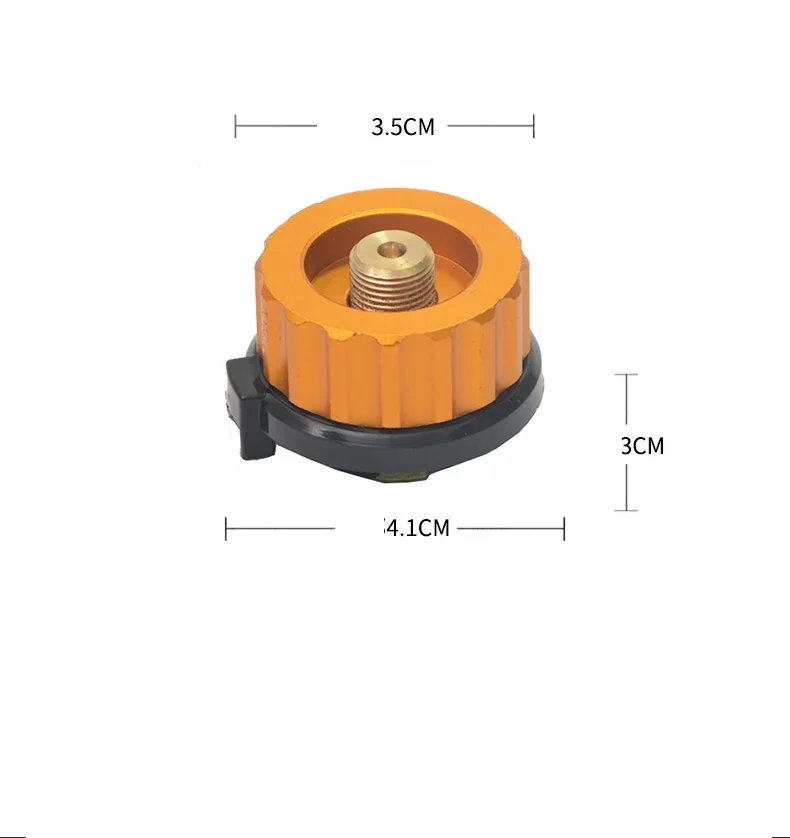 Открытый Кемпинг Туризм газовый картридж бак цилиндрический адаптер Сплит-Тип конвертер для печи разъем автоотключение бутан переходник для газовой плиты