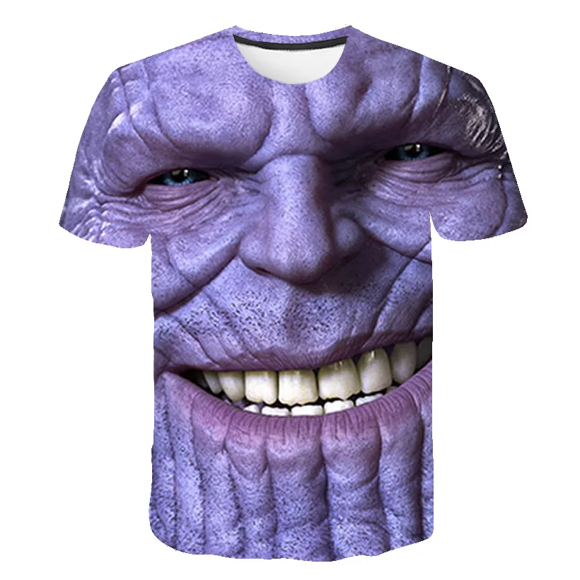 

BZPOVB New half face Joker 3d t shirt funny character joker Brand clothing design 3d t-shirt summer style tees tops print