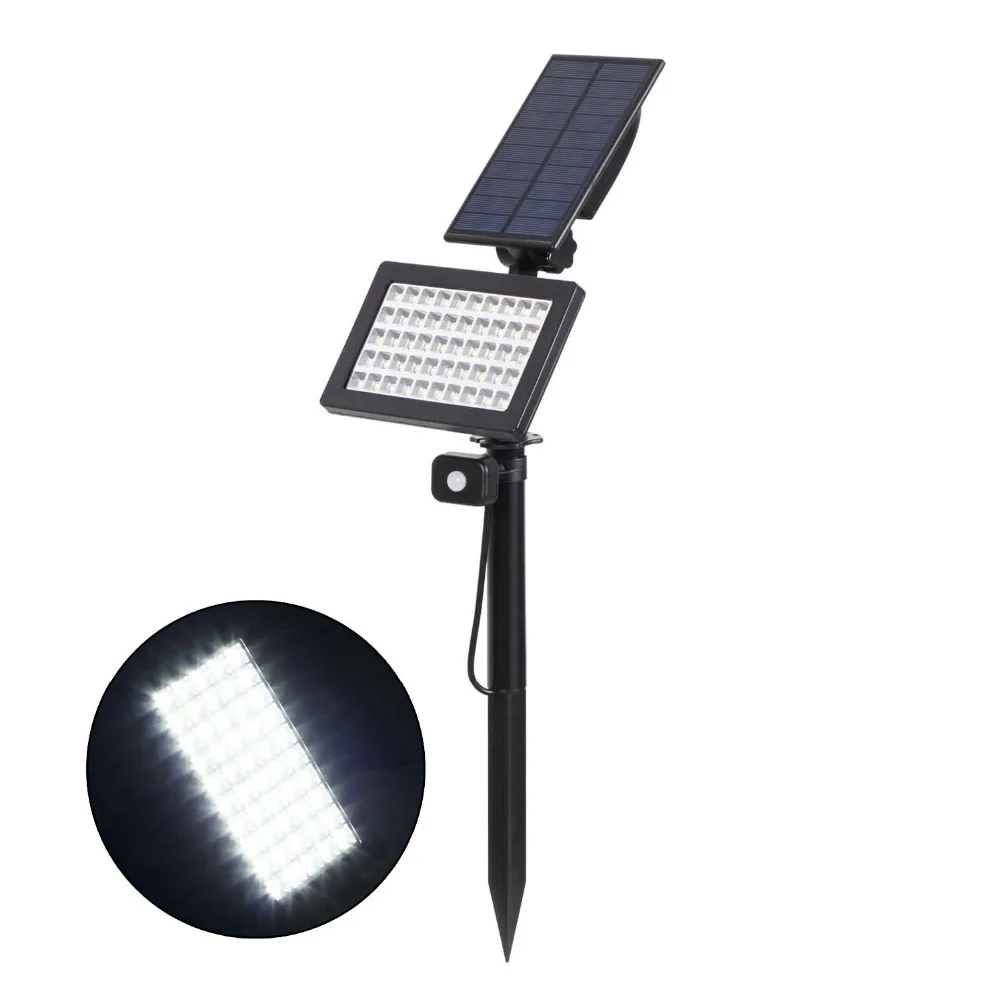 T-SUNRISE 50 светодиодный солнечный прожектор 90 регулируемые настенные светильники солнечная панель Ландшафтная лампа солнечная чувствительность наружное освещение