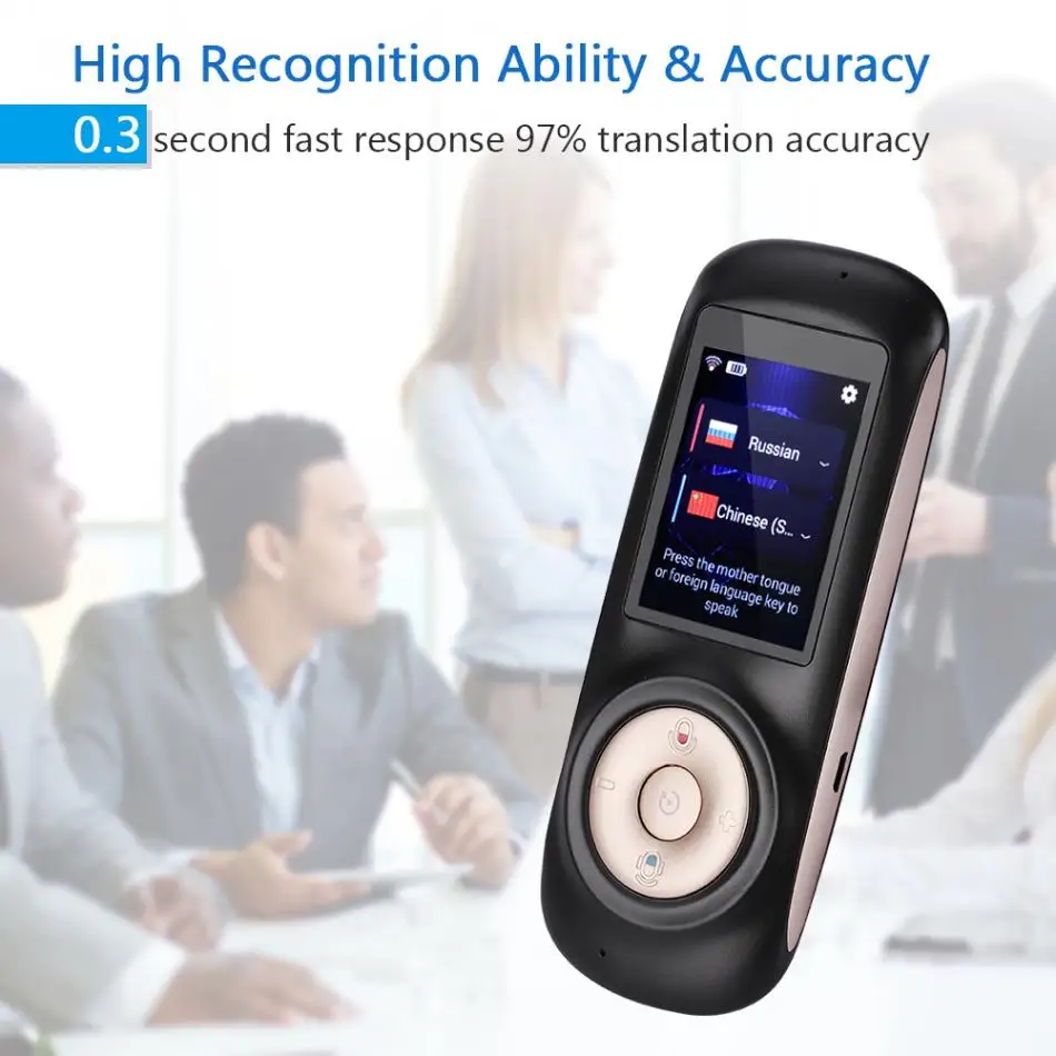 Voice Translator Smart Language Device 52 Languages Bluetooth Easy TT Translate