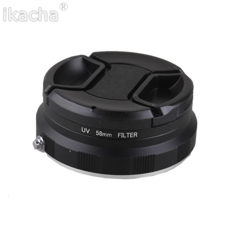 3In1 Camera Macro Lens Reverse Adapter Protection 18 55mm Lens cap+58mm
