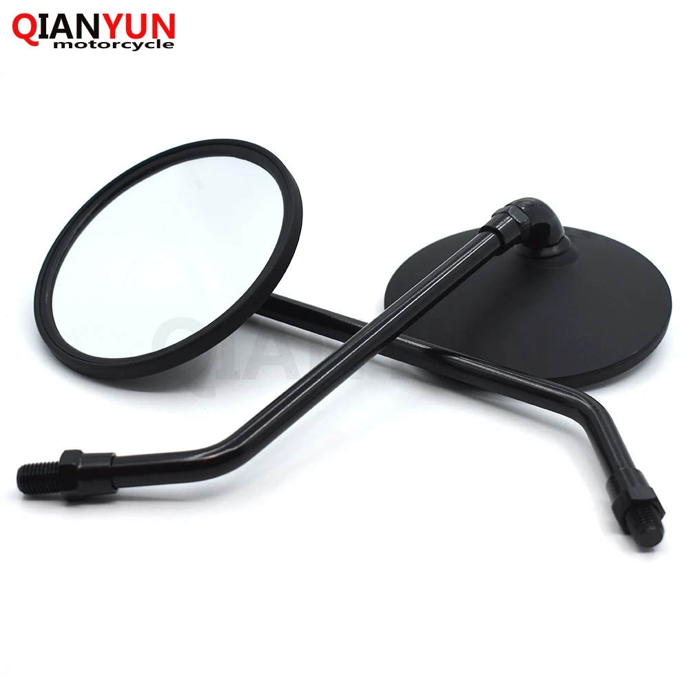 

Universal 10mm motorcycle round mirror motorcycle rearview mirror for Kawasaki ZX7R ZX7RR ZX1100 ZRX1100 ZRX1200 ZZR1200 ZG1000