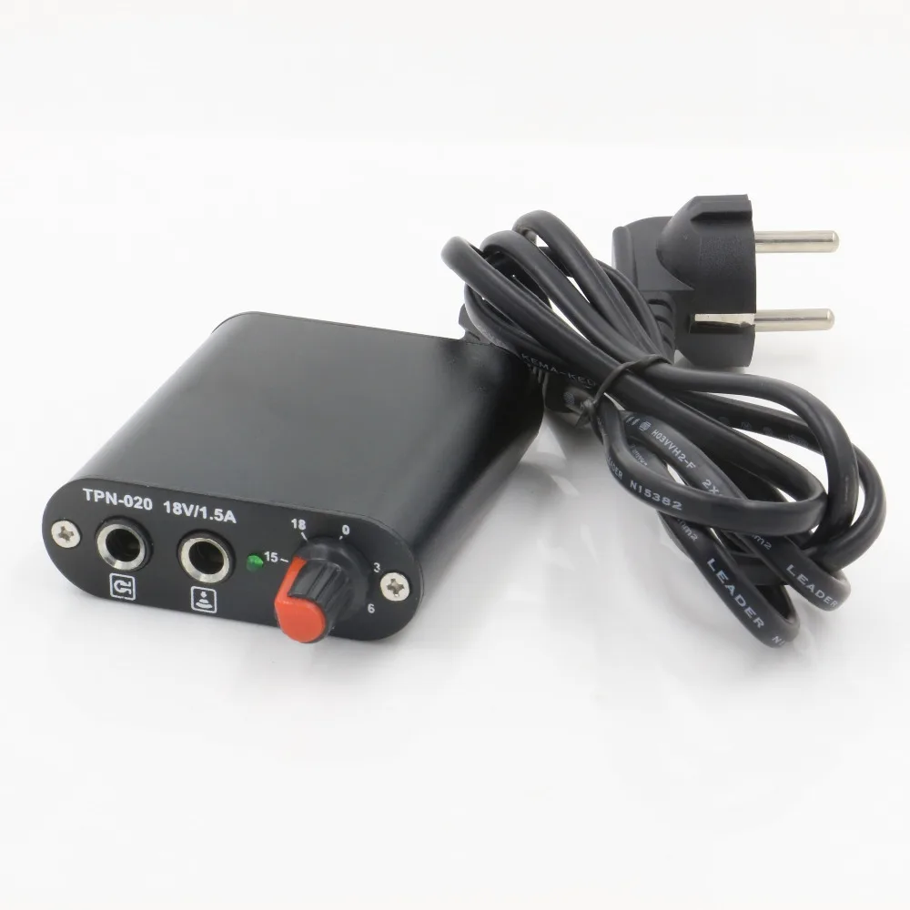 2016 Hot Sale Tattoo Power Supply 1pcs Professional Mini Motor Power Supply For Rotary Tattoo Machine Gun Free shipping