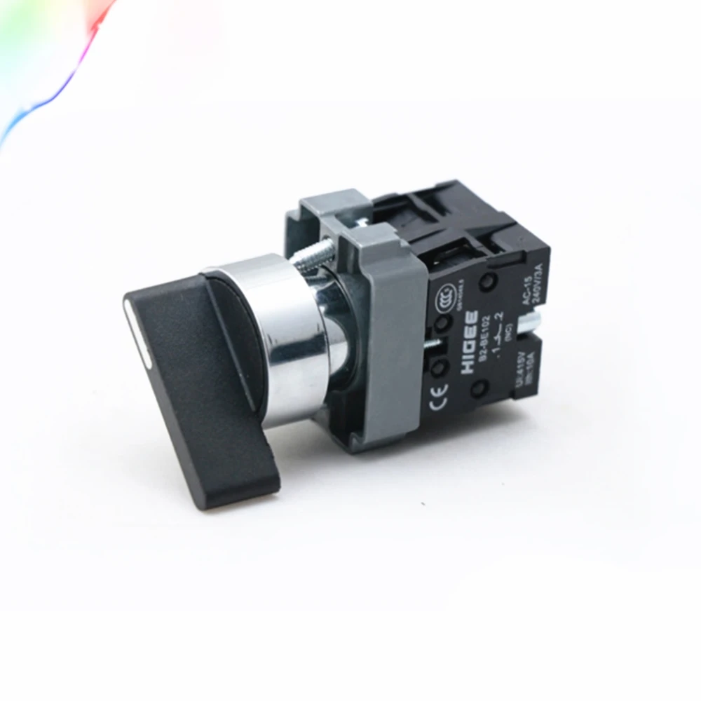 

22mm XB2-BJ33 3 position 2NO Maintained Extended Lever electrical switch rotary switch 50/60Hz