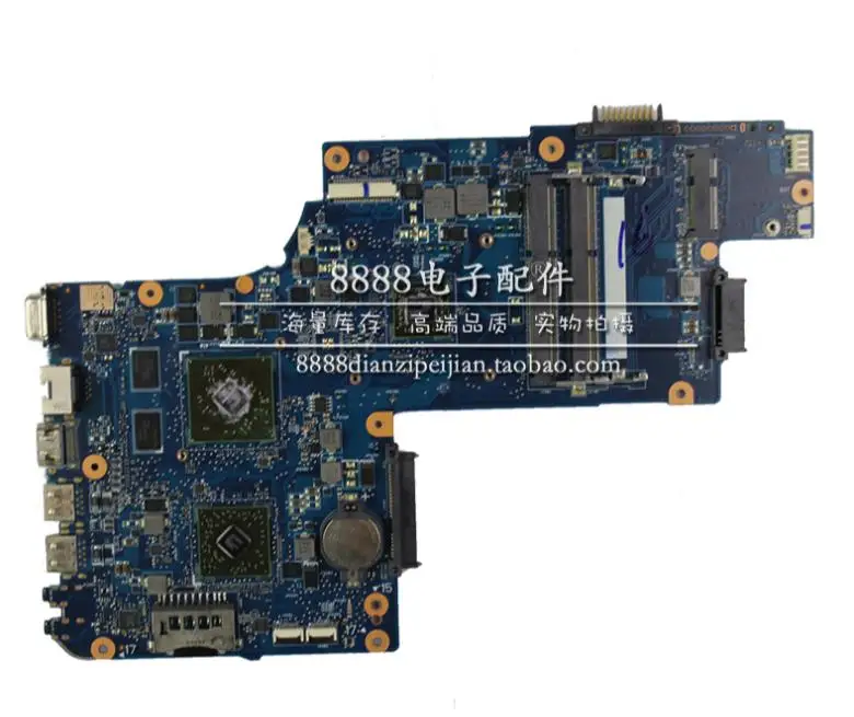 

H000051830 For Main Board For Satellite C850D C855D L850D L855D For Motherboard E2-1800 CPU DDR3 1GB Video Card