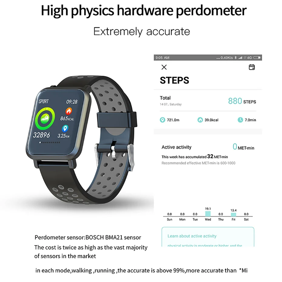 COLMI Smart Watch Men Tempered glass Fitness Tracker Blood pressure IP68 Waterproof Activity Tracker Women Smartwatch