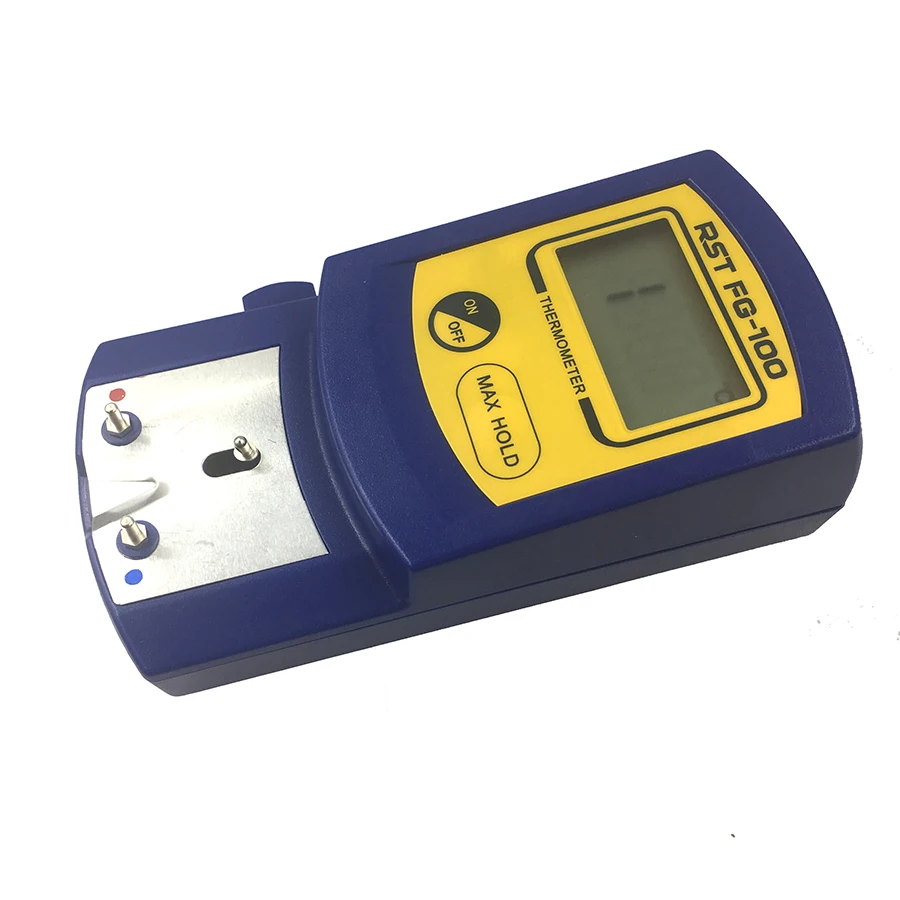 Kopen FG 100 Digitale Soldeerbout Tips Thermometer Temperatuur Tester voor soldeerbout tips + 5 stuks loodvrij Sensoren 0 700C