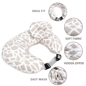 

2pcs/Set Baby Nursing Pillow For Baby Breast feeding Maternity U-Shape Cotton Breastfeeding Cushion Nursing Maternity Pillows