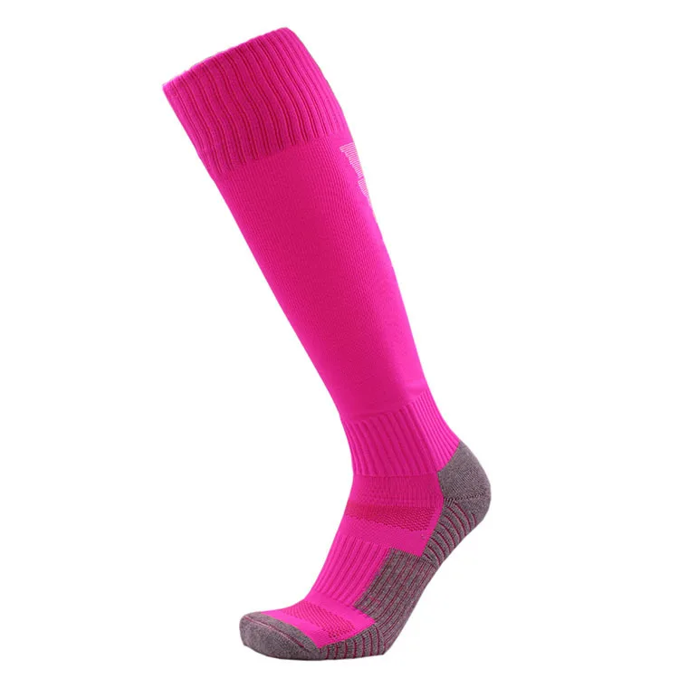 Brothock Футбол полотенце Носки Чулки высокие носки мужские Нескользящие спортивные носки Прямая с фабрики нейлон толстые дезодорант Футбол Носки - Цвет: Rose