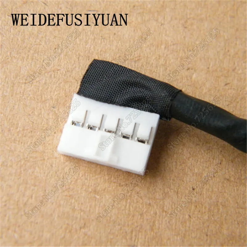CN, Cable Length: 5PCS Computer Cables 10pcs//lot AC HNEW DC Power Jack Cable Harness for Dell Latitude E7270 E7470 DC