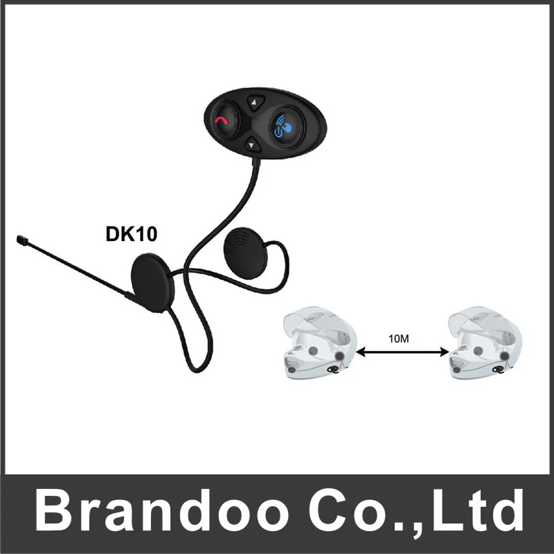 

Intercom Helmet Headsets for Motorcycle Waterproof Bluetooth Interphone Noise Cancelling Support Stereo Music