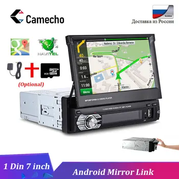 

Camecho Car Radios 1DIN 7"HD Car Audio Stereo Radio Bluetooth Android Mirror Link Autoradio Monitor MP5 Multimedia FM USB Player