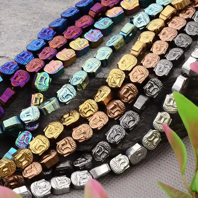 

Buddha Kralen Hematite Beads For Bracelets Healing Beads Spiritual Buddha Hematite Loose Beads DIY Accessories