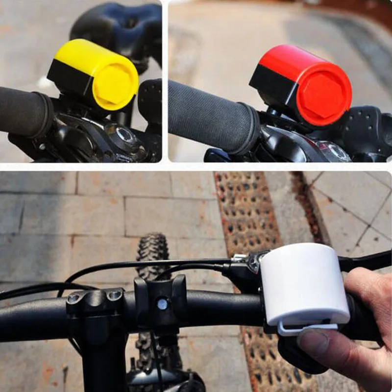 

MTB Road Bicycle Bike Electronic Bell Loud Horn Cycling Bells Mountain Road Bike Bell Siren Holder Bicycle Accessories wholesale