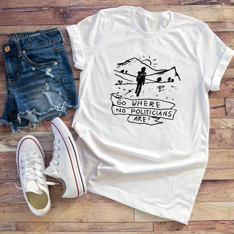 

Harajuku 100% Cotton Women T-shirt plus size S-5XL summer print t shirt hiking sports casual Tees fashion simple basic lady tops