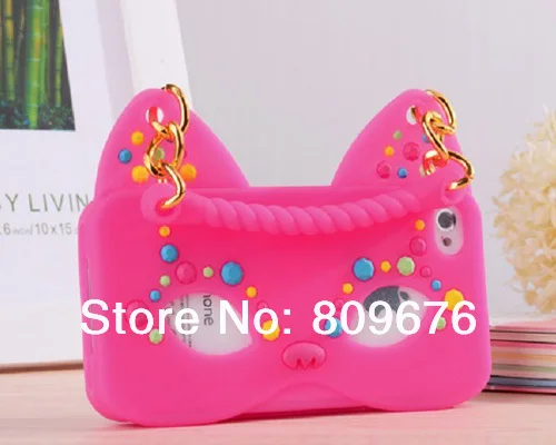 New Luxury Lovely Cartoon Catwoman Silicon Handbag Case For Iphone New Luxury Lovely Cartoon Catwoman Silicon Handbag Case For Iphone 5s 5g Cat Bag Soft Cover Iphone5 Free Shipping On Aliexpress Alibaba
