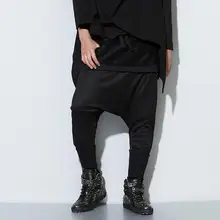 HOT Горячая Весна Новая мужская мода досуг ноги harlan луч ноги брюки Слаксы Большие размеры