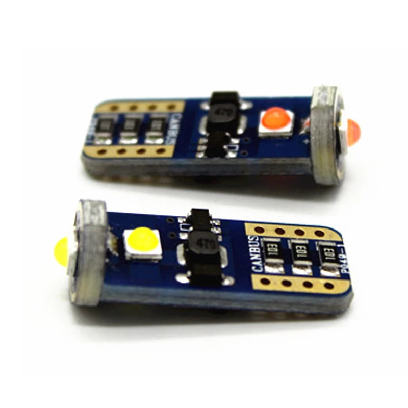 10 шт. новинка 194 года чипы Cree T10 W5W 168 3030 CANBUS без ошибок лампа для габаритных огней