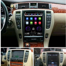 CarPlay tesla стиль вертикальный экран android четырехъядерный автомобильный стерео Мультимедийный видео плеер для Toyota Crown 2003-2008