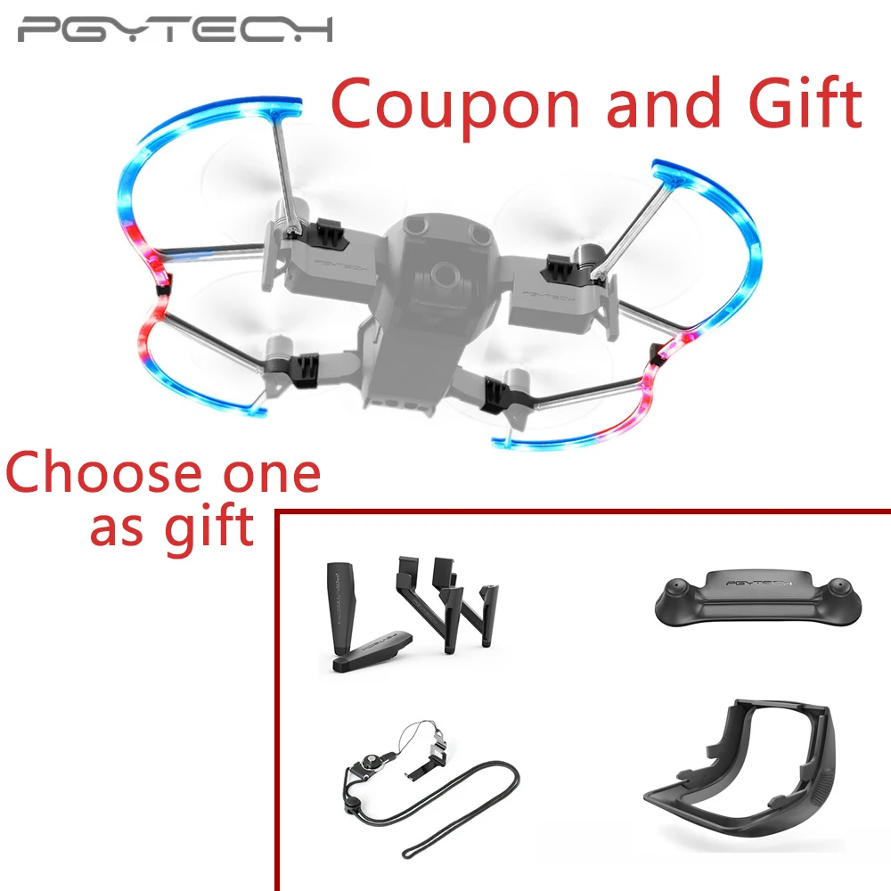 

PGYTECH For Mavic Air LED Propeller Guard with Colorful Lighting Mode Protective Propeller Drone DJI Mavic Air Accessory