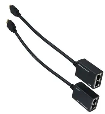 HDMI удлинитель 30 м HDMI по RJ45 CAT5e CAT6 UTP LAN Ethernet балун Extender Ретранслятор-1080 P 3D