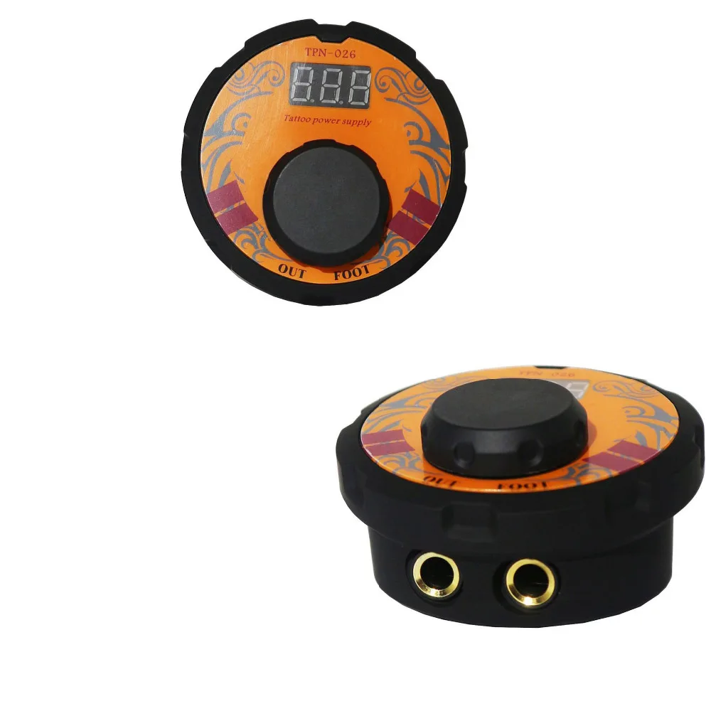 

New Professional Mini Critical Tattoo Power Supply With Power Adaptor For Coil Rotary Tattoo Machine Rotary LCD Control Switch