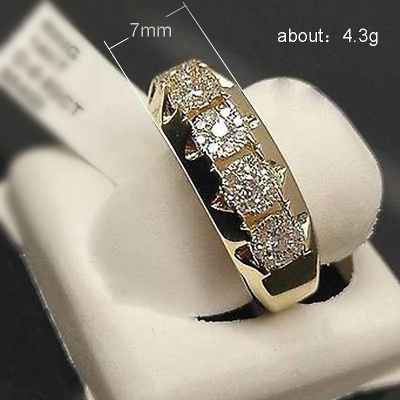 Модное обручальное кольцо HUITAN для женщин, офисное, стильное, с кубическим цирконием, роскошное обручальное кольцо