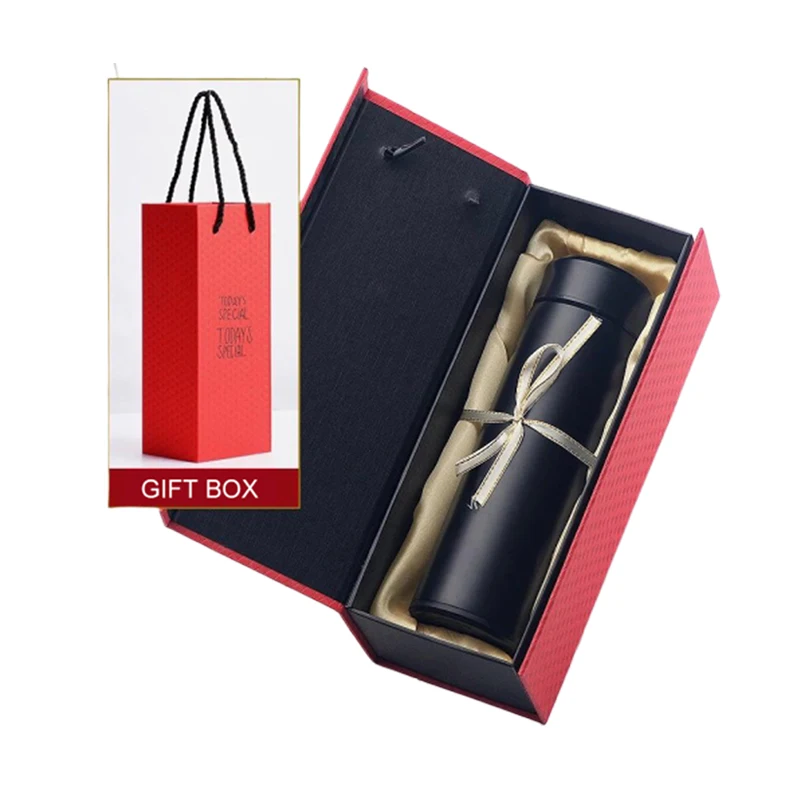 

304 Stainless Steel Intelligent Thermal Insulation Vacuum Flask Bottle Thermos Cup Temperature Display Custom-made With Gift Box