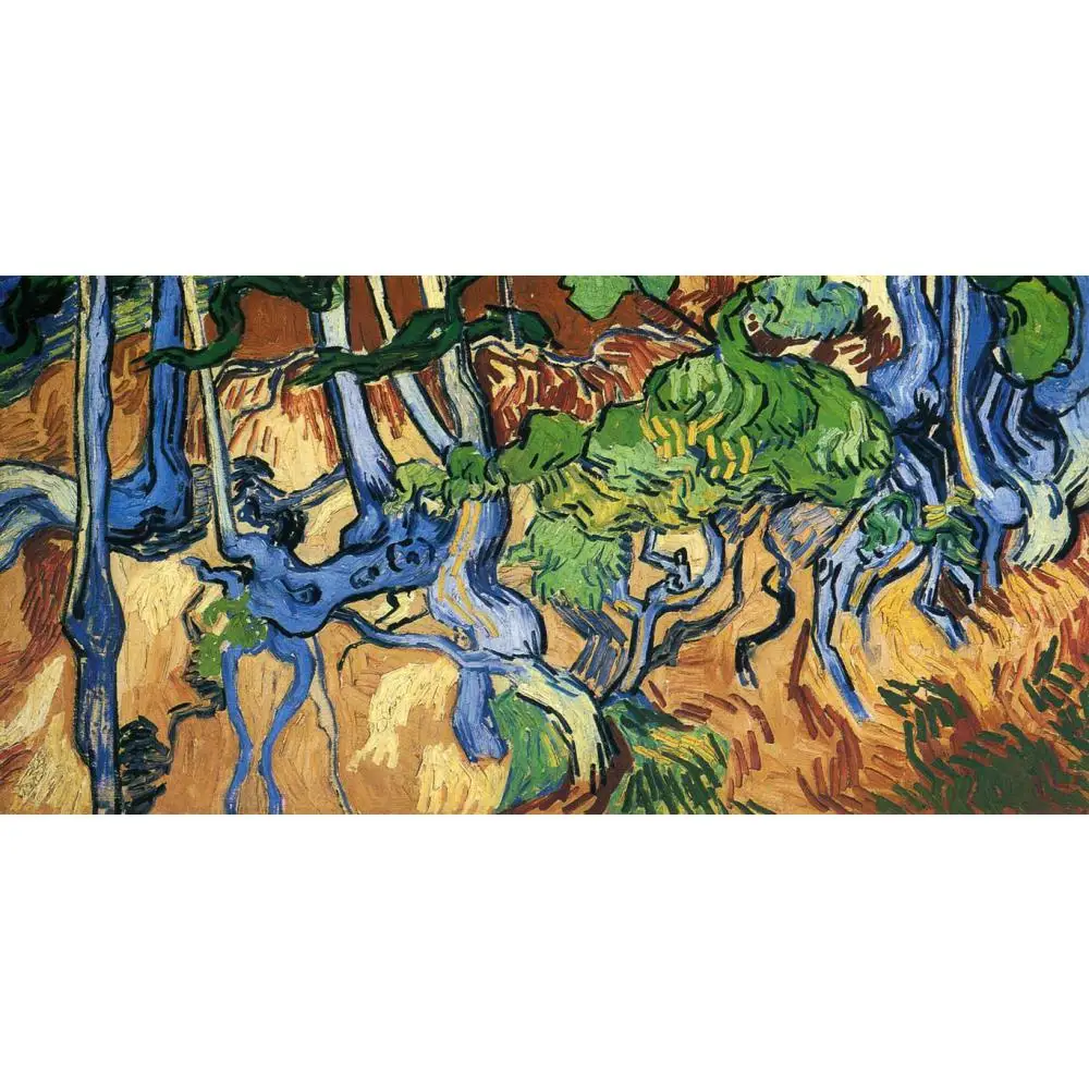 

Landscapes art Tree Roots by Vincent Van Gogh oil paintings canvas High quality hand-painted