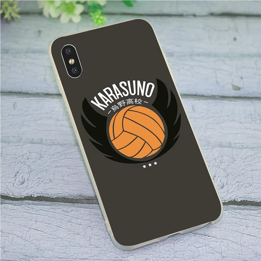 Мягкий ударопрочный чехол для телефона из ТПУ Haikyuu Nekoma iPhone 6 7 XR X 8 Plus 5 6S SE Xs Max 11