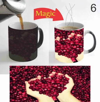 

Colorful Love Heart Design Color Change Magic Coffee Tea Mug 11 Oz for Gift - 6