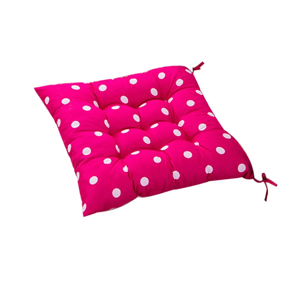 Прочная Подушка на стул в горошек, садовое обеденное кресло для офиса и дома, мягкая подушка, 8 цветов, подушка с геометрическим рисунком - Цвет: G