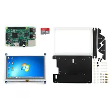 Modules Waveshare Raspberry Pi 3 Model B Development Kit + 5inch HDMI LCD (B) + Bicolor case + 8GB Micro SD card RPi3 B Package