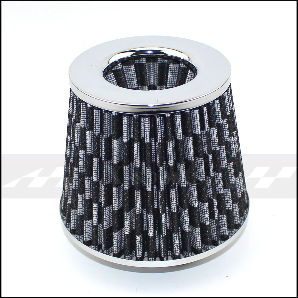 

Intake System Car Air Filter Universal High Flow Filtro Conico 3" 76mm Gray Automobiles Filter Free Shipping