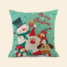 Подушка хлопковая Подушка Санта-Клаус праздничный подарок Автомобильная подушка для дивана