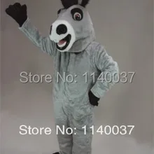 Талисман Серый маскарадный костюм осла Модный на заказ костюм аниме маскарадные костюмы маскот тема нарядное платье карнавальный костюм