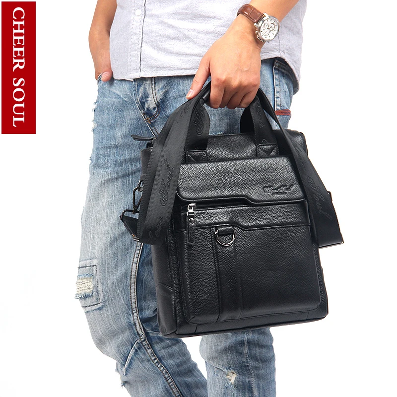 Мужская сумка из натуральной кожи, деловой портфель, повседневная сумка-мессенджер, мужские сумки через плечо, Офисные Сумки, Сумка для путешествий
