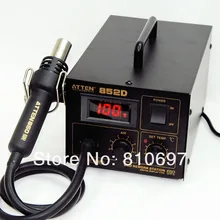 AT852D Термовоздушная паяльная станция 550 Вт с антистатическое исполнение- ; Новинка; нагреватель быстрого нагрева возможность AC 110 V 220 V опционально