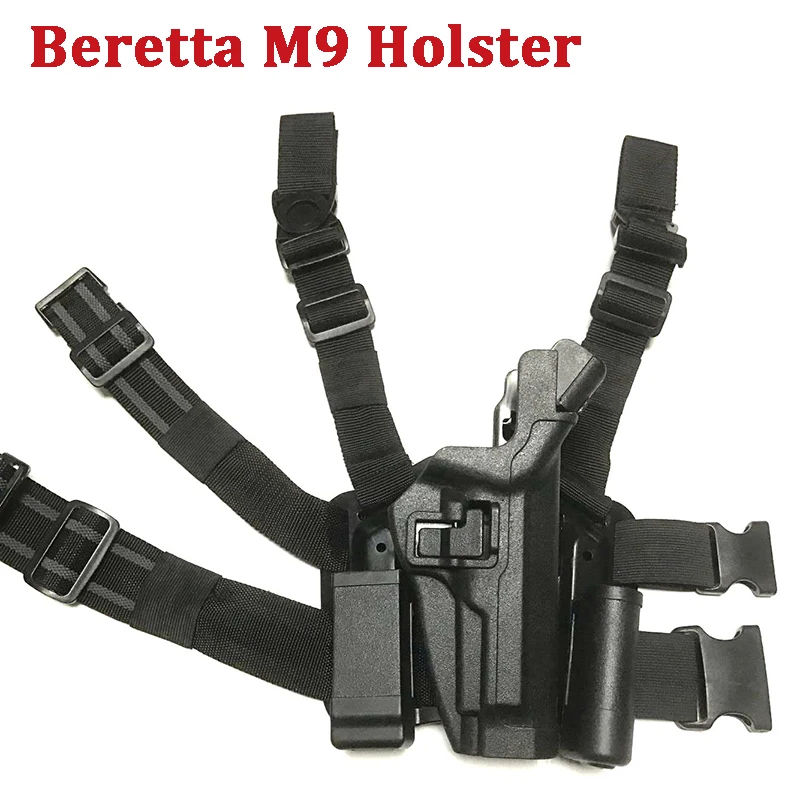 Beretta M9 92 96 пистолет LV3 Тактический кобура для ног правой руки чехол переноски