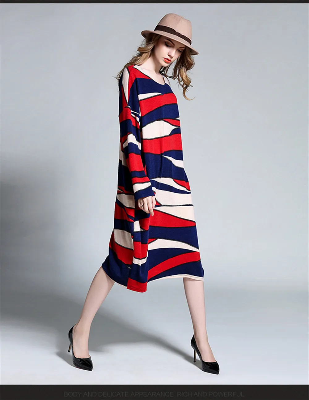 Plus Size XL-XXXXL Knitted Maternity Dress Super loose Winter Dress For women 2017 Autumn&Spring Long Sleeve Warm Dress Vestidos (14)