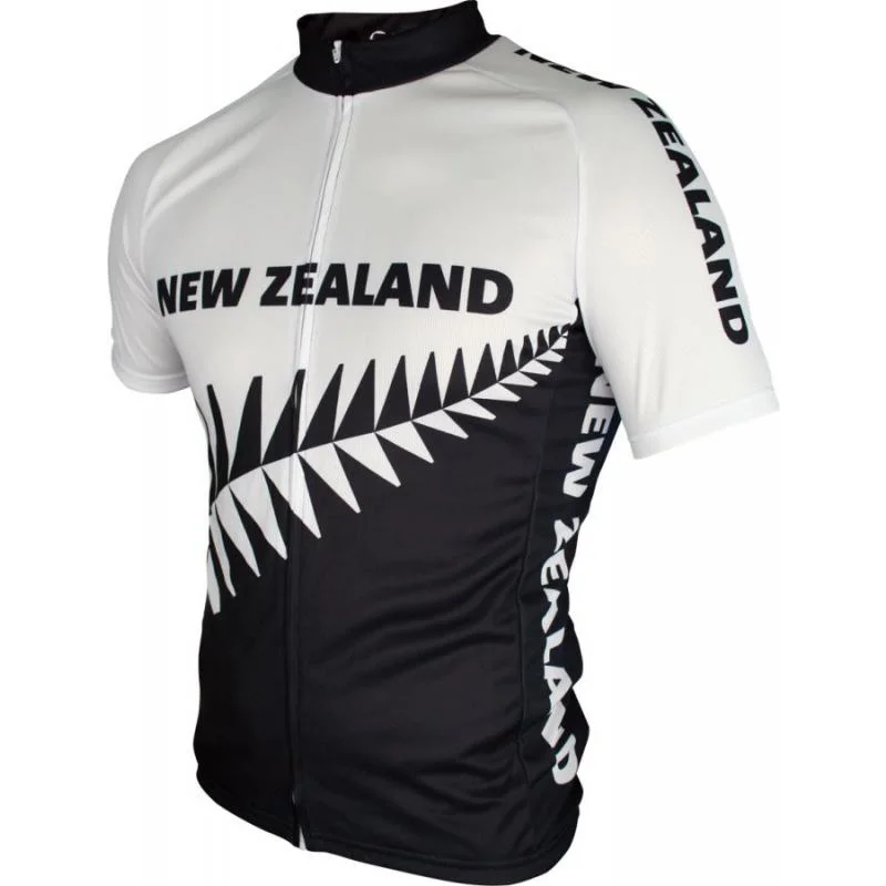 New Zealand men cycling jersey short sleeve maillot ciclismo summer