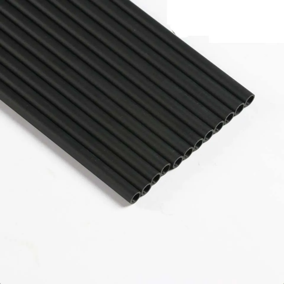 Kaufen 6 12 stücke ID 6,2mm Wirbelsäule 300 340 400 500 600 700 800 Reinem Kohlenstoff Pfeil Wellen 31 zoll mit nocken DIY Bogenschießen für Bogen Jagd