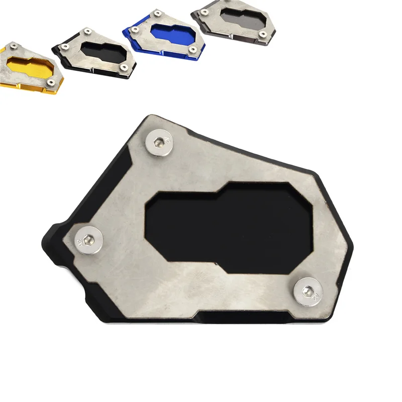  H2CNC Side Parking Kickstand Pedal Extension Pad Enlarger Plate Holder For BMW R1200GS Water Cooled