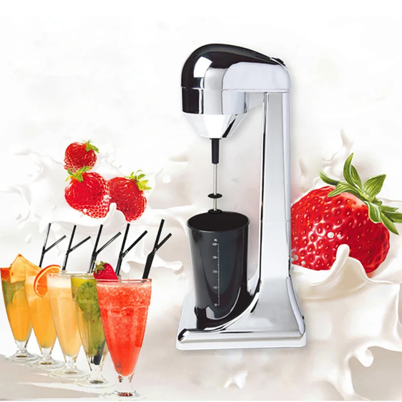 Milk Frother Stainless Steel Electric Milker High Speed Handheld Foam Maker  Drink Mixer Coffee Blender Milk Whisker Double Foam Head