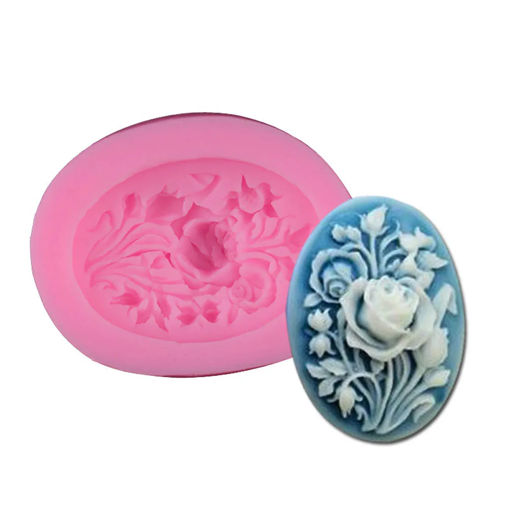 

Small Rose Fondant Silicone Mold