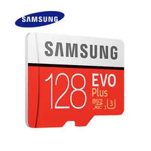 SAMSUNG tarjeta de memoria Micro SD EVO 128 GB 100 MB/S SDXC C10 U3 UHS-I MicroSD TF EVO Plus 128g Clase 10 grado 3 100% Original cartão de memória tarjeta micro sd tarjetas sd