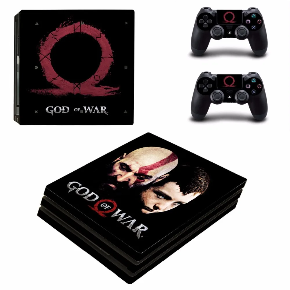 God of War 4 PS4 Pro наклейка для sony playstation 4 Pro консоль и контроллер для Dualshock 4 PS4 Pro наклейка s Наклейка виниловая