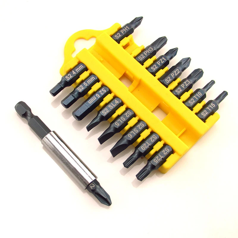 17 in 1 Screwdriver Head Bits Ratchet Slotted Phillips Torx