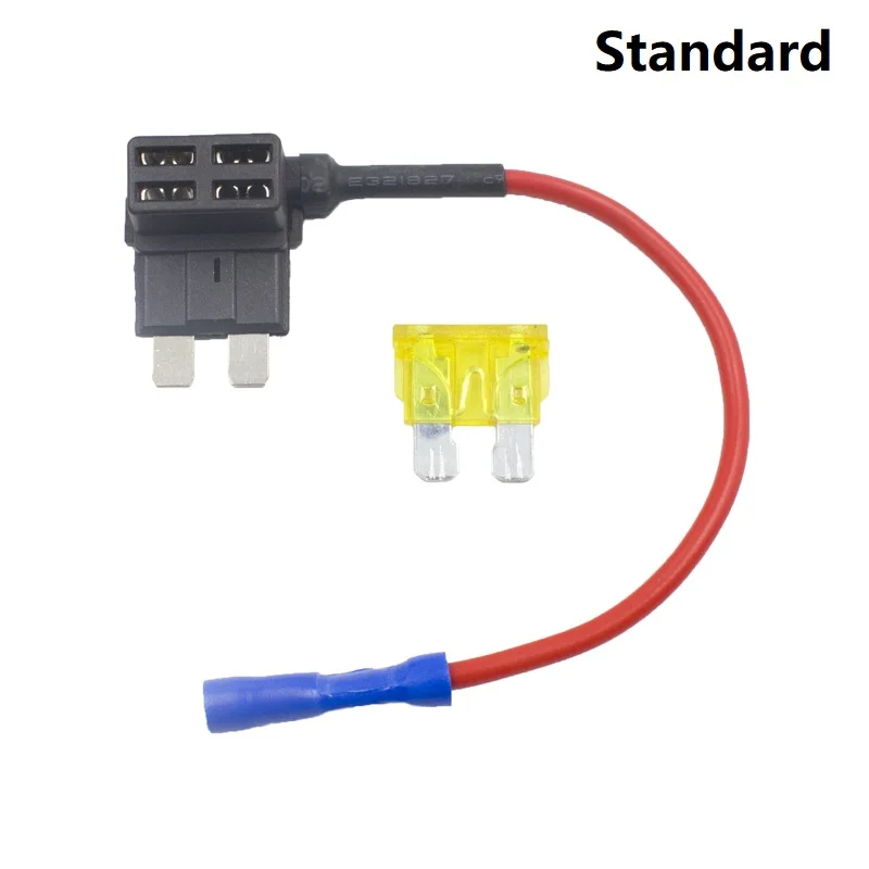 Держатель предохранителя Micro/Mini/Low-profile mini/standard ATM, APM Blade Tap Dual adapter авто предохранитель с держателем - Цвет: Армейский зеленый